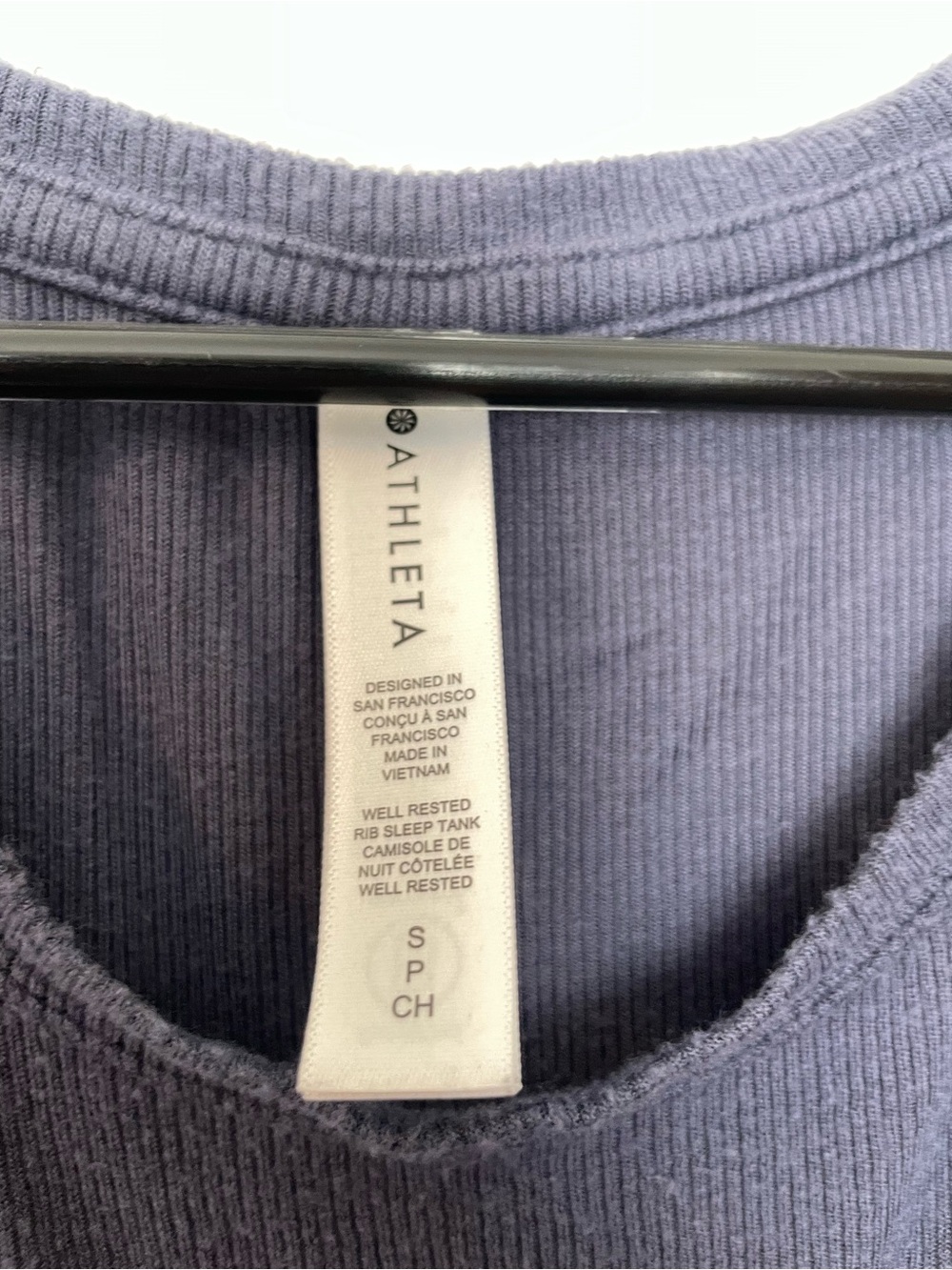 Athleta Well Rested Rib Sleep Tank in size S. - Picture 2 of 4